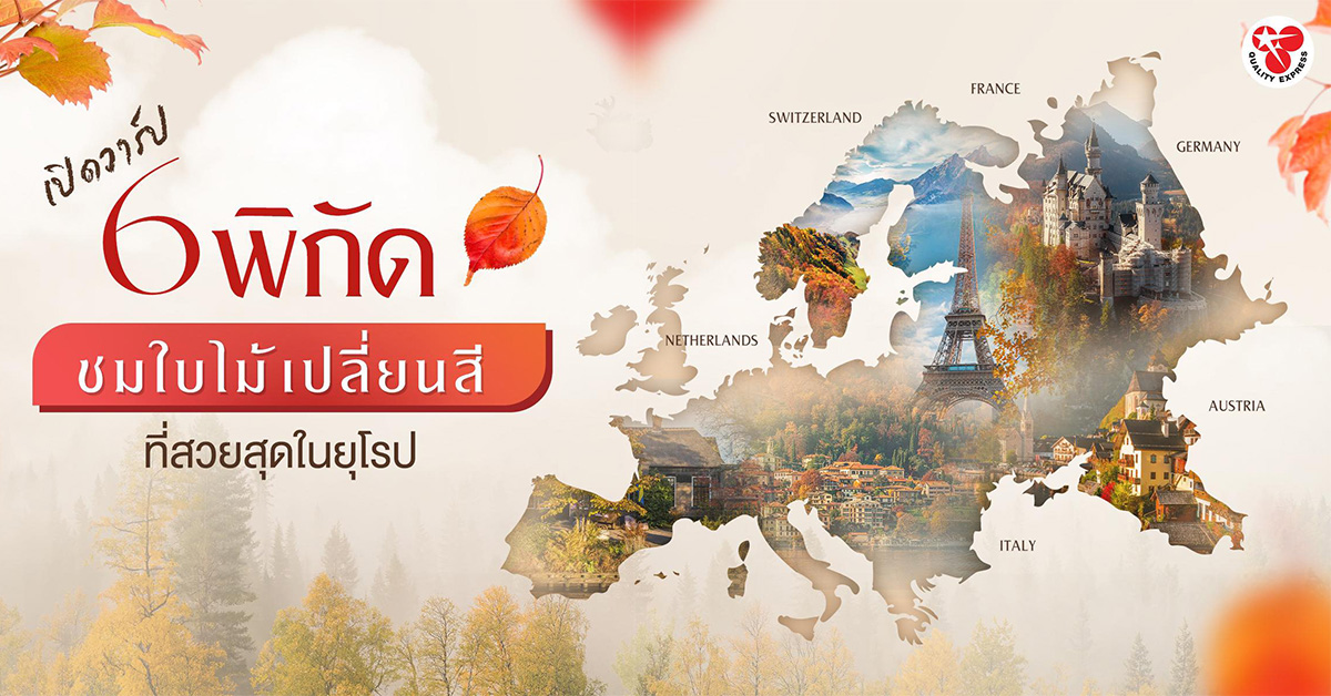 6 พิกัดชมใบไม้เปลี่ยนสีที่สวยสุดในยุโรป